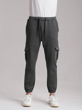 Six Pocket Fleece Cargo Trouser - Steel Grey - wearup.store